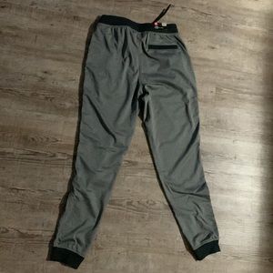Grey and black brand new under armor joggers